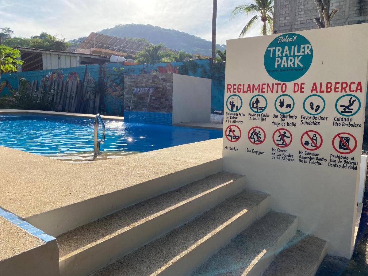 Hotel Delias Trailer Park Rincon de Guayabitos Esterno foto
